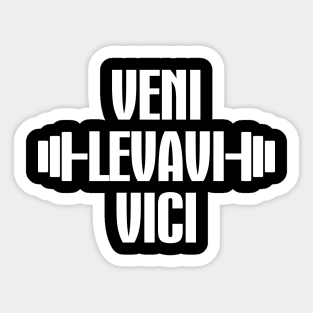 I came, I lifted, I conquered Sticker